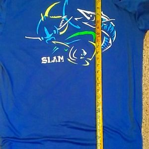 Fishing Shirt EUC Long Sleeve Cobalt  Sz XXL